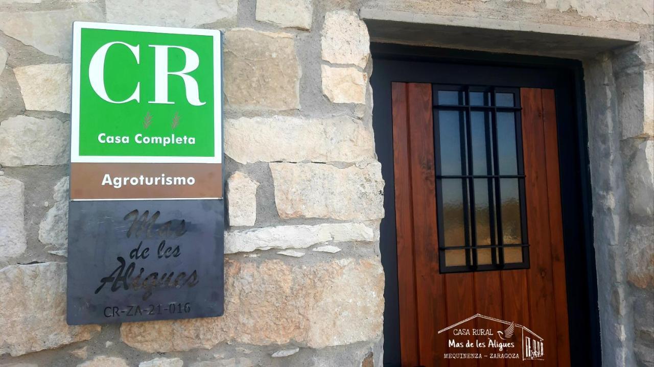 Casa Rural Mas De Les Aligues Mequinenza Eksteriør bilde
